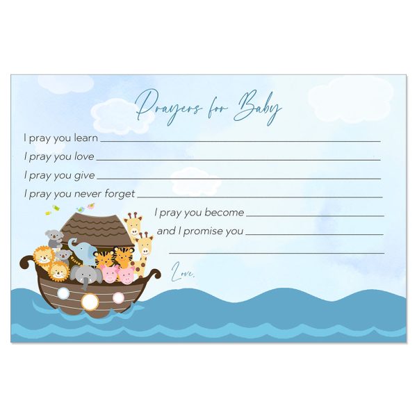 Noah s Ark Blessings and Advice, Prayers Card Online Hot Sale