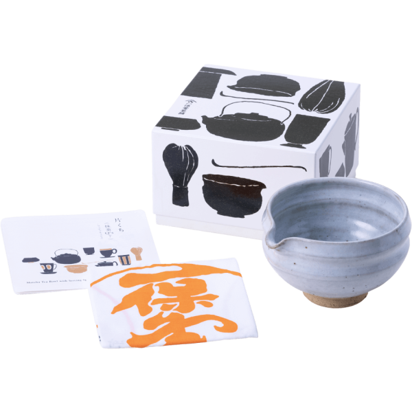Tea Bowl with Spout - White (Mino-yaki) Online now - Image 2