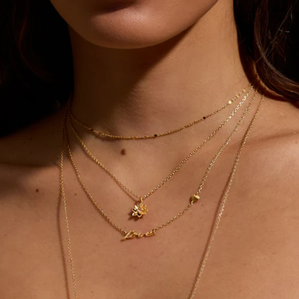 Adorned with Love Gold Necklace Online - Image 2
