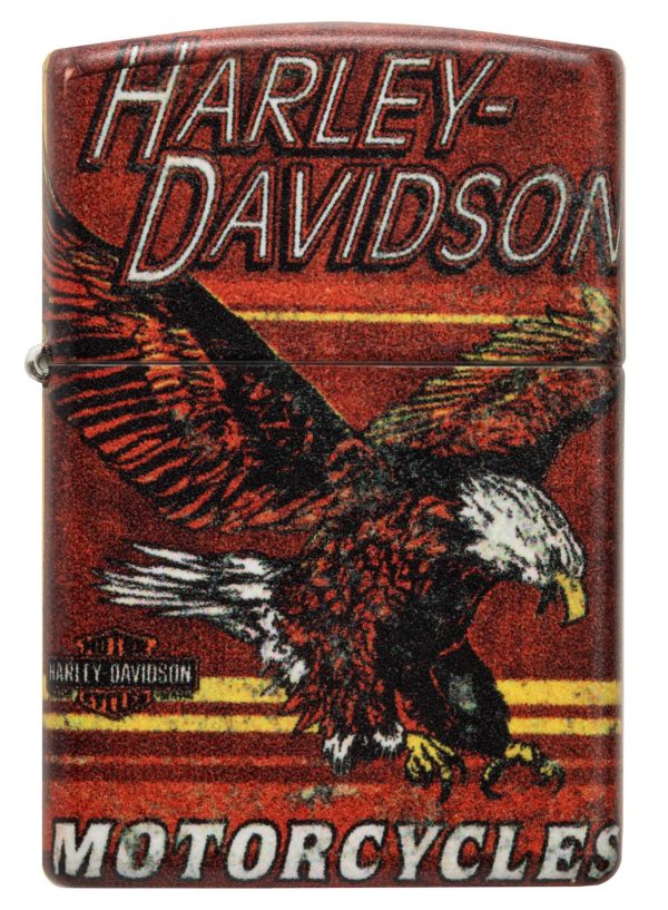 Zippo Lighter - Harley Davidson Motorcycles Eagle Supply