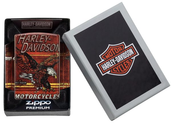 Zippo Lighter - Harley Davidson Motorcycles Eagle Supply - Image 5