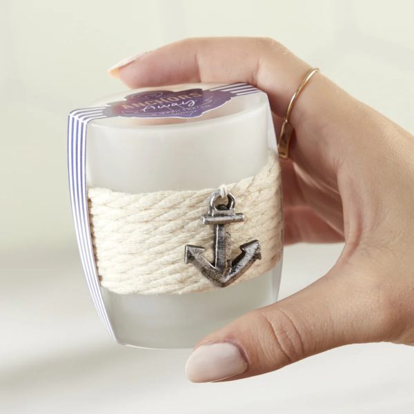 Kate Aspen - Anchors Away Rope Tea Light Holder (Set of 4) (Add-On) For Sale - Image 3